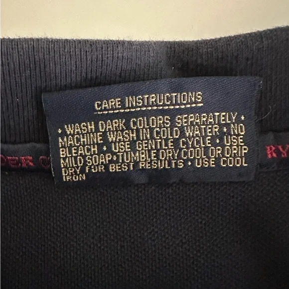 Vintage Slazenger Ryder Cup Collection Polo Shirt 2001 The Belfry Golf Size L - Picture 9 of 9